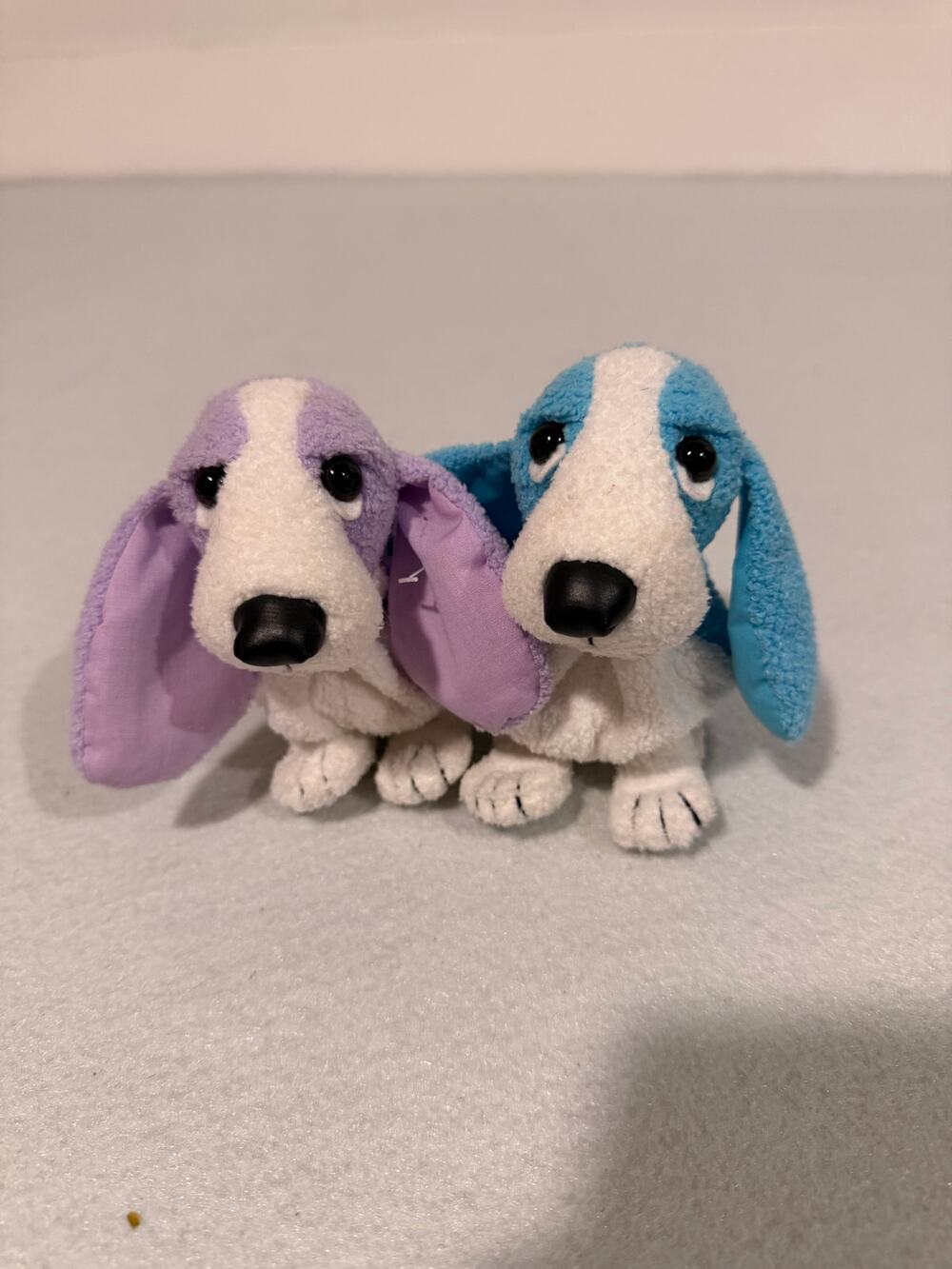 Vtg Hush Puppy toy set dog stuffed animal